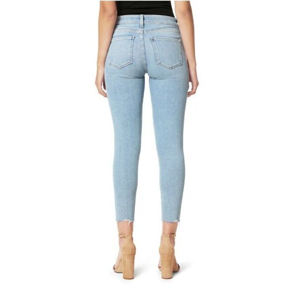 Joe's The Icon Skinny Jeans 24 Blue Women's Cropped Cut-Hem‎ Mid-Rise NEW - Picture 14 of 15